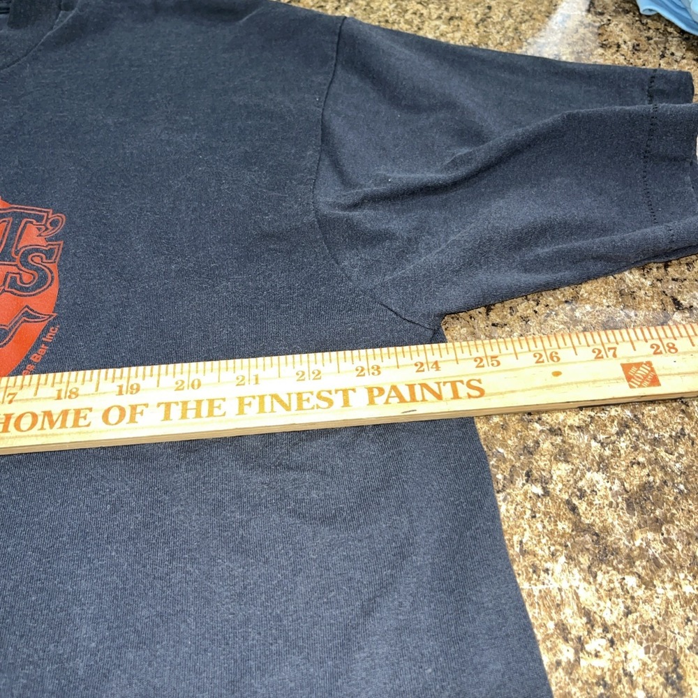 Vtg Black T-shirt Doctor Rockit's Blues Bar Corpus Christi, Tx Single Stitch XXL - Picture 11 of 13